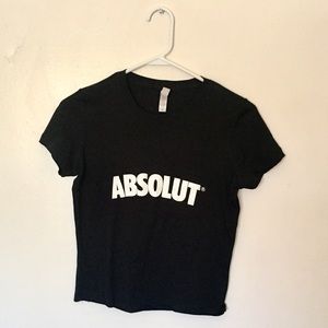Absolut Vodka Cropped Tee